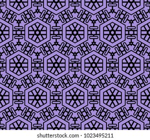 geometric seamless pattern. Vector illustration. For modern interior design, fashion textile print, decor panel
