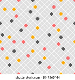 Geometric seamless pattern. Vector illustration for fashion minimalistic design. Minimal style abstract background decoration. Modern elegant  repeatable graphic
