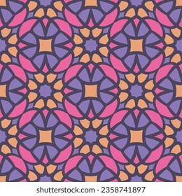 Geometric seamless pattern vector illustration. Seamless vector background pattern