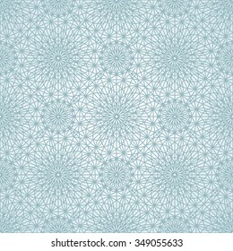 Geometric seamless pattern. Vector illustration. Pattern without gradient added to swatches panel