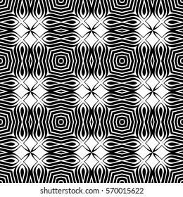 Geometric Seamless Pattern Vector Illustration