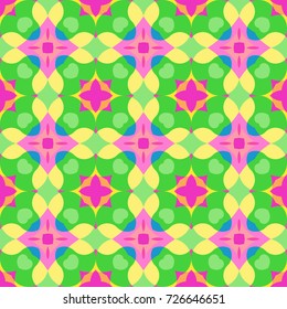 Geometric Seamless Pattern Vector Illustration