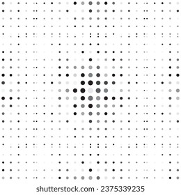 Geometric Seamless Pattern vector. round dot pattern.