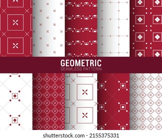 Geometric seamless pattern vector suitable for multiple purpose