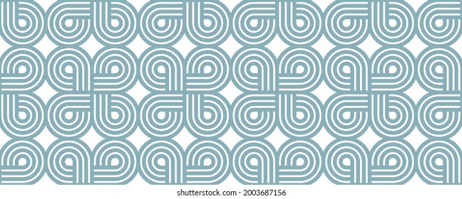 Patrón geométrico sin soldadura, fondo interminable vectorial de baldosas vintage, rejilla decorativa geométrica.