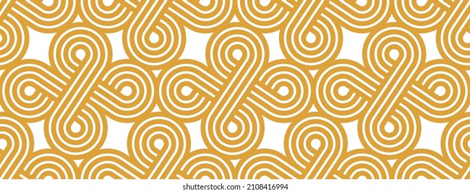 Geometric seamless pattern, vector trendy vintage tiling endless background, geometrical decorative grid.