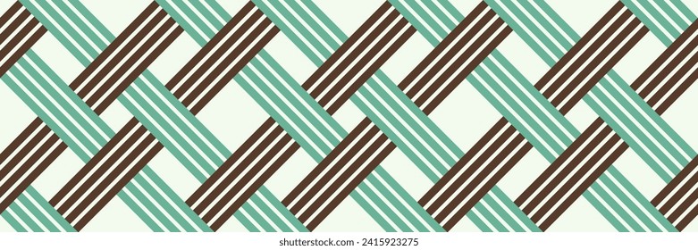 Geometric seamless pattern, vector trendy vintage tiling endless background, geometrical decorative grid.