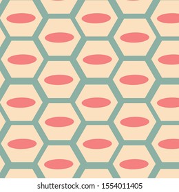 Geometric Seamless Pattern Vector. Use Eye Dropper Tool To Fill Pattern Or Take From Swatches Panel And Drag To Artboard