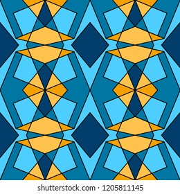 Geometric seamless pattern. Vintage retro style, modern styling.