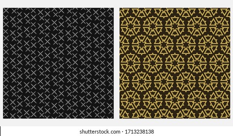 Geometric seamless pattern. Wallpaper design texture. Vector background