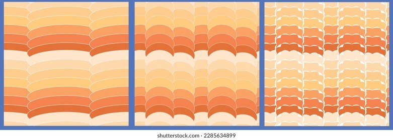 geometric seamless pattern wallpaper in warm colors