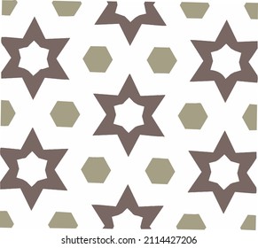 geometric seamless pattern - When repeated the tile makes a seamless pattern.