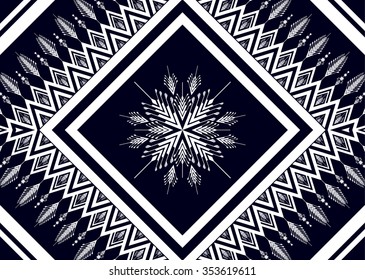 Geometric seamless pattern.Ethnic style design for background or wallpaper.