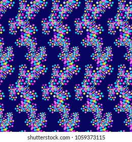 Geometric seamless patternin retro memphis style, fashion 80s - 90s. Seamless hipster background with abstract geometric figures. Memphis style for fashion, cloth, textile. Simple pattern. 