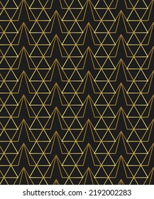 Geometric seamless patterns. Abstract graphic design print cubes pattern. Textile modern pattern