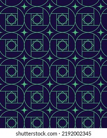 Geometric seamless patterns. Abstract graphic design print cubes pattern. Textile modern pattern