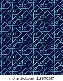 Patrones geométricos sin soldadura. Resumen de diseño gráfico de diseño de cubos de impresión. Patrón textil moderno