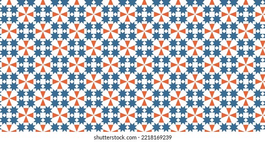Geometric seamless patterns. Abstract geometric graphic design print. Seamless floral pattern