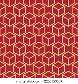 Geometric seamless patterns. Abstract geometric graphic design print pattern. Seamless geometric golden lines pattern.