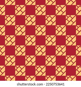 Geometric seamless patterns. Abstract geometric graphic design print pattern. Seamless geometric golden lines pattern.