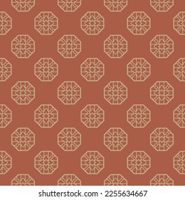 Geometric seamless patterns. Abstract geometric graphic design print pattern. Seamless geometric golden lines pattern.