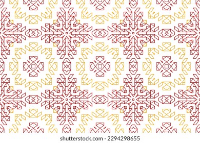 Geometrische nahtlose Muster. Abstrakter geometrischer Designdruck in 3D-Mustern. Nahtlose geometrische Muster für Umhüllung, Stoff und Verzierung.