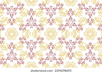 Geometrische nahtlose Muster. Abstrakter geometrischer Designdruck in 3D-Mustern. Nahtlose geometrische Muster für Umhüllung, Stoff und Verzierung.