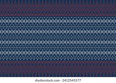 Geometric seamless patterns. Background design with zigzag line stripe seamless pattern. Thailand pattern traditional for texture, fabric, clothing, wrapping.