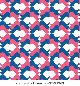 geometric seamless patterns . Modern abstract background. pink and blue color. Vector illustration wallpaper