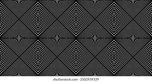 Geometric seamless rayon pattern. Vector illustration.
