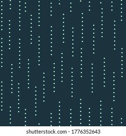 Geometric seamless repeating pattern of greenish circles