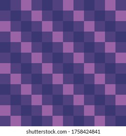 Geometric seamless repeating pattern of purple squares