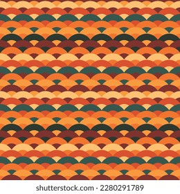 Geometric seamless repeating pattern retro