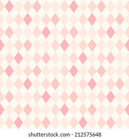 Geometric seamless retro background with rhombus ideal for party or baby shower