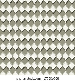 Geometric seamless retro background. Vector Illustration.