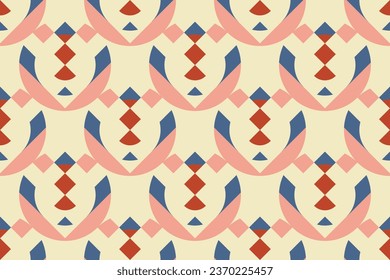 Geometric seamless smooth color pattern. Simple vector graphic background.