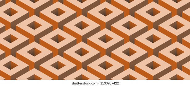 Geometric Seamless Square Background