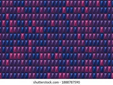 Geometric seamless square pattern background vector mosaic. wallpaper