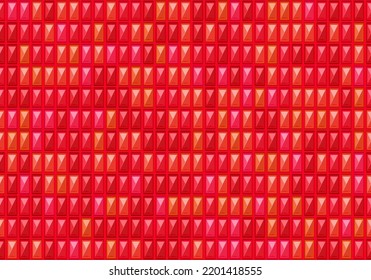 Geometric seamless square pattern background vector mosaic. wrapping colorful