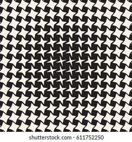 Geometric Seamless Star Shapes Pattern. Halftone Gradient Effect. Stylish Vector Illustration