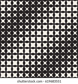 Geometric Seamless Star Shapes Pattern. Halftone Gradient Effect. Stylish Vector Illustration