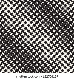 Geometric Seamless Star Shapes Pattern. Halftone Gradient Effect. Repeating Background Texture. Stylish Vector Illustration
