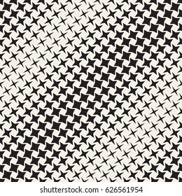 Geometric Seamless Star Shapes Pattern. Halftone Gradient Effect. Repeating Background Texture. Stylish Vector Illustration