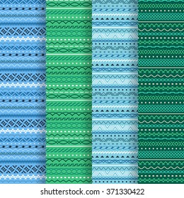 Geometric seamless texture. A vector.