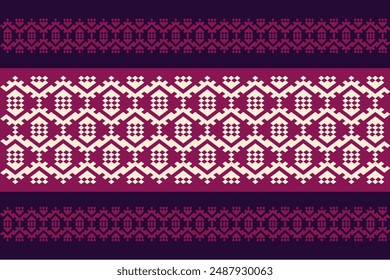 Geometric, seamless, traditional ethnic,thai pattern, fabric pattern for textiles, rugs, wallpaper, clothing, sarong, batik, wrapping, embroidery, print, background, cover, illustration, vector.