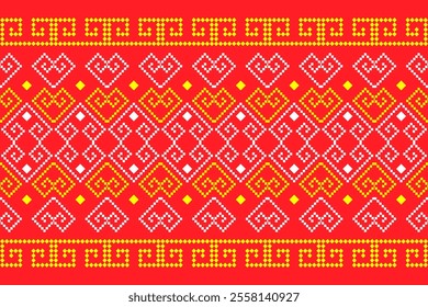 Geometric, seamless, Valentine day, love,valentine,LGBTQ,heart, Chinese,fabric pattern for textiles, rugs, wallpaper, clothing, sarong, batik, wrapping, embroidery, print, background, cover, illustrat