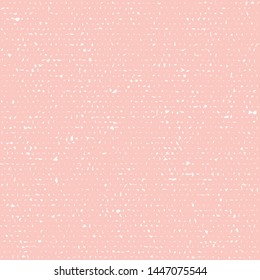 Geometric seamless vector background. Abstract pink and white texture. Pattern with ink splashes and stains