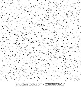 Geometric seamless vector black and white background. Abstract texture. Pattern with black ink splashes and stains