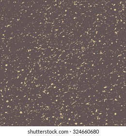 Geometric seamless vector colored background with ink splashes and stains. Abstract brown and golden texture