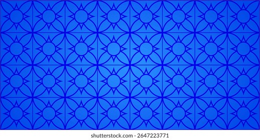 Geometrischer nahtloser Vektor in Gold auf Türkis. Elegante Kupfergitterstruktur für trendige Dekoration.